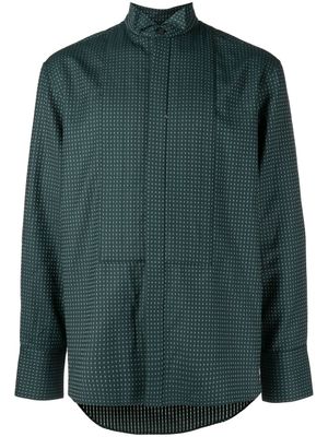 Onefifteen x Anowhereman chemise à pois - Vert