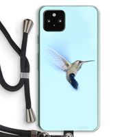Kolibri: Pixel 5a 5G Transparant Hoesje met koord