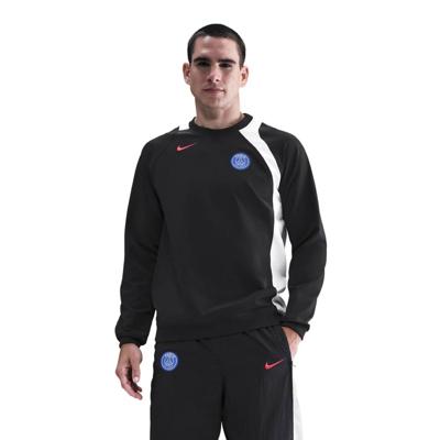 Nike Paris Saint-Germain Total 90 Crew Sweater 2025-2026 Zwart Wit Rood Nike Paris Saint-Germain Total 90 Crew Sweater 2025-2026 Zwart Wit Rood