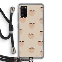 Morning coffee: Samsung Galaxy A41 Transparant Hoesje met koord