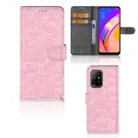 OPPO Reno5 Z | A94 5G Hoesje White Flowers OPPO Reno5 Z | A94 5G Hoesje White Flowers