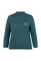 Marelle pullover - bottle green - 13237