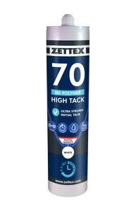 Zettex MS70 polymer hightack zwart (290ml)