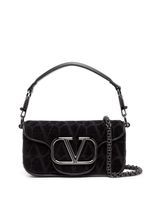 Valentino Garavani petit sac porté épaule Locò en cuir - Noir - thumbnail