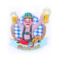 3D decoratieborden bierfeest versiering Hans 44 cm   -