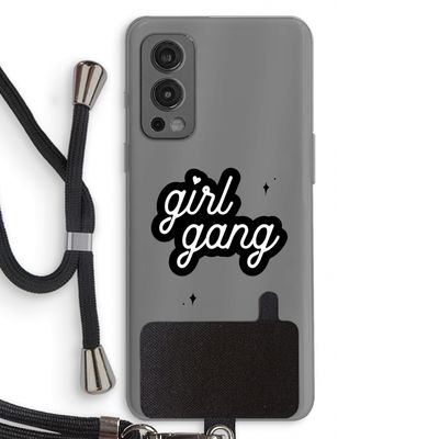Girl Gang: OnePlus Nord 2 5G Transparant Hoesje met koord