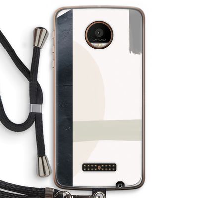 Baca: Motorola Moto Z Force Transparant Hoesje met koord