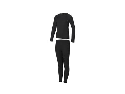 CRIVIT Kinder thermo-ondergoed (Zwart, 158/164)