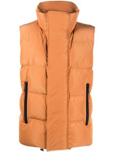 DSQUARED2 gilet matelassé à col montant - Orange