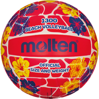 Molten Beachvolleybal V5B1300-FR Bloemen rood