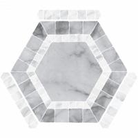 Monopole Avant Hexagon Tegels Ibiza Grijs 22 x 25 CM Porselein