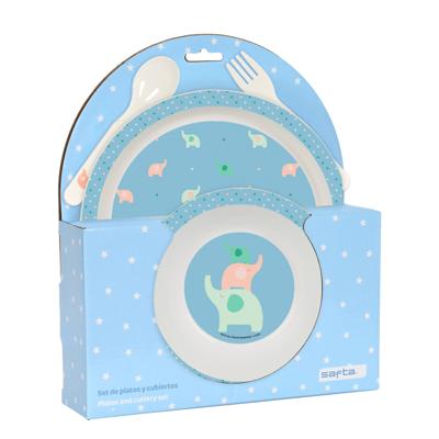 Kinderservies Safta Elefantes (4 Onderdelen)