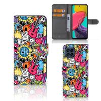 Samsung Galaxy M53 | Wallet Case | met Pasjes | Punk Rock