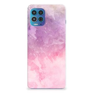 Hoesje maken Motorola Moto G100 Pink Purple Paint