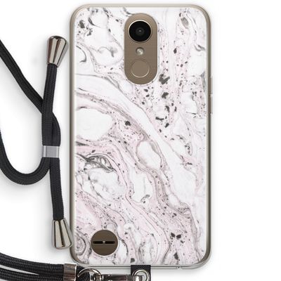 Mengelmoes: LG K10 (2017) Transparant Hoesje met koord