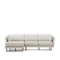 Kave Home Loungebank Gilma Links/Rechts, Chenille - Beige