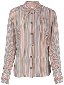 Paul Smith chemise rayée à poche poitrine - Tons neutres