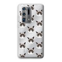 It's a Purrr Case: Huawei P40 Pro Plus Transparant Hoesje