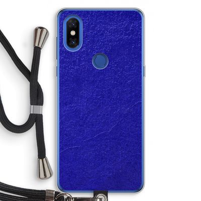 Majorelle Blue: Xiaomi Mi Mix 3 Transparant Hoesje met koord