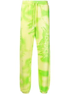 Marcelo Burlon County of Milan pantalon de jogging à imprimé Kaleidoscope Wings - Jaune