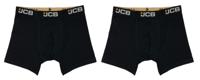 JCB Core Boxershorts | Basic | Maat L | Zwart | 2 stuks - JCBU-03