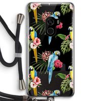 Kleurrijke papegaaien: Xiaomi Mi Mix 2 Transparant Hoesje met koord