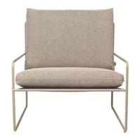 ferm LIVING Desert Fauteuil - Dolce - Cashmere / Dark Sand - thumbnail