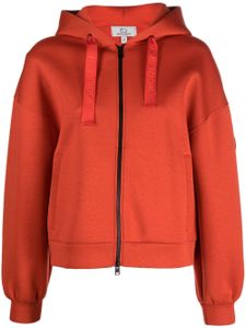 Woolrich hoodie zippé à logo imprimé - Rouge