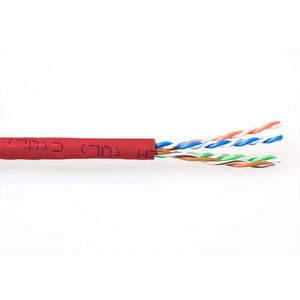 ACT EP455B CAT6A U/UTP PVC Patchkabel Rood - 305 meter