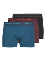 Jack & Jones Jack & Jones Boxershorts Heren Microfiber Trunks JACMAVE Effen 3-Pack - thumbnail