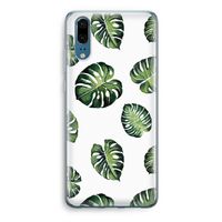 Tropische bladeren: Huawei P20 Transparant Hoesje