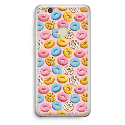 Pink donuts: Huawei Ascend P10 Lite Transparant Hoesje
