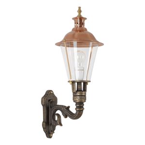 Buitenlamp Den Burg Brons E27 weersbestendig IP44 muurlamp