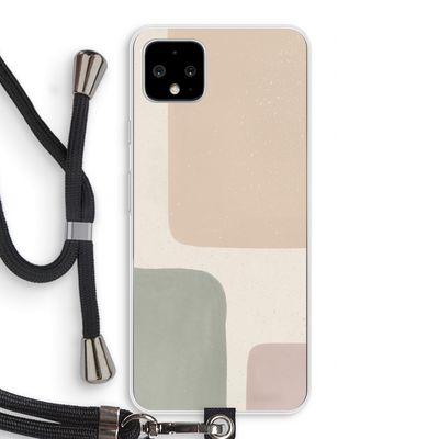 Geo #7: Pixel 4 XL Transparant Hoesje met koord