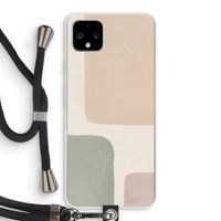 Geo #7: Pixel 4 XL Transparant Hoesje met koord Geo #7: Pixel 4 XL Transparant Hoesje met koord