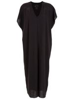 Osklen robe mi-longue à col v - Noir