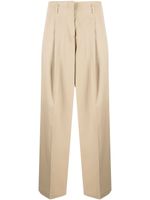 Golden Goose high-waisted wide-leg trousers - Tons neutres