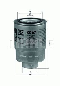 Brandstoffilter KC67