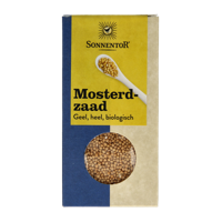 Sonnentor Geel mosterdzaad bio 120 Gram