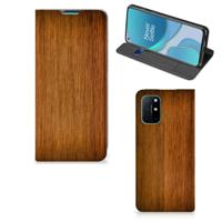OnePlus 8T Book | Wallet Case | Donker Hout