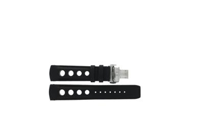 Horlogeband Tissot T044417A / PRS 516 / T600029599 Leder Zwart 20mm