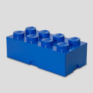 LEGO Brick 8 opbergbox - blauw
