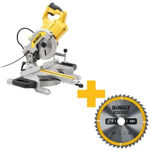 DeWALT DWS777 Afkort-/Verstekzaag met XPS 216mm 1800W