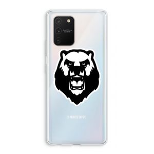 Angry Bear (white): Samsung Galaxy S10 Lite Transparant Hoesje