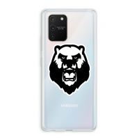 Angry Bear (white): Samsung Galaxy S10 Lite Transparant Hoesje