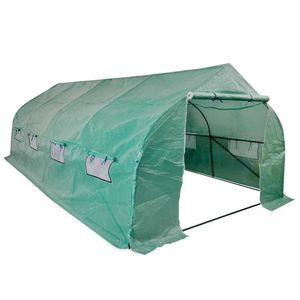 Tuinkas walk-in draagbare polytunnel met stalen frame 18 m