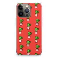 Mini cactus: iPhone 13 Pro Transparant Hoesje