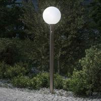 VidaXL Bolderverlichting met sensor 120 cm roestvrij staal ip44