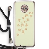 Falling Leaves: Motorola Moto G6 Transparant Hoesje met koord