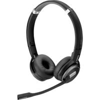EPOS IMPACT SDW 5063 On Ear headset Telefoon Draadloos, DECT Stereo Zwart Noise Cancelling, Ruisonderdrukking (microfoon)